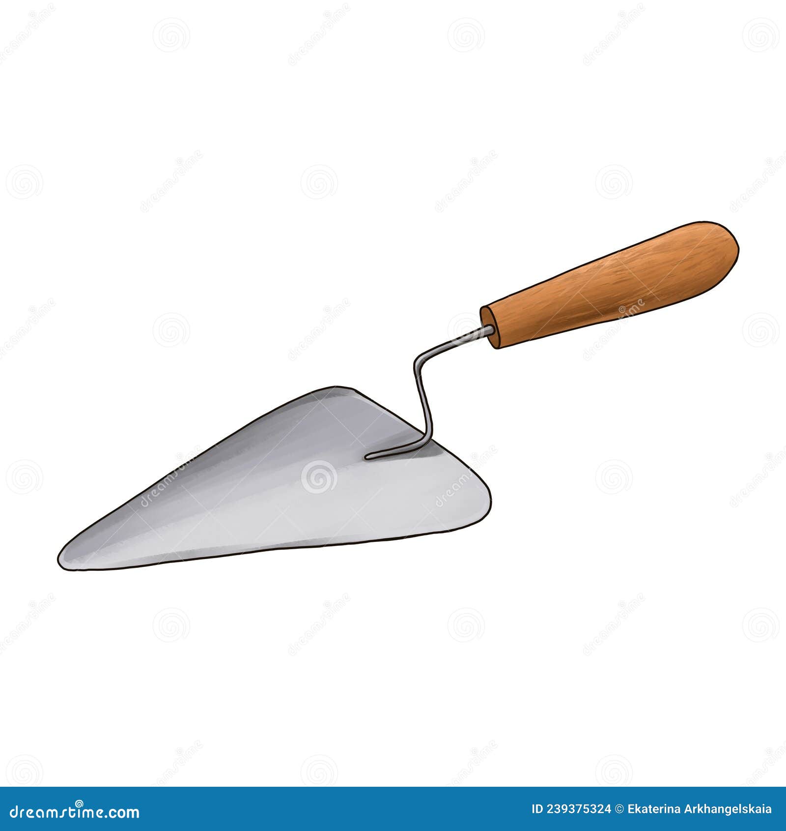 Masonry And Trowel Vector Concept Colored Linear Icon Or Logo