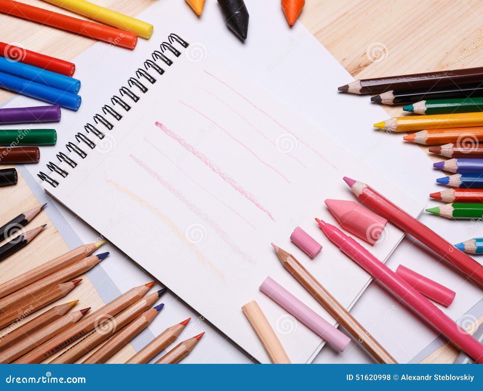 Drawing materials stock photo. Image of brown, black - 51620998