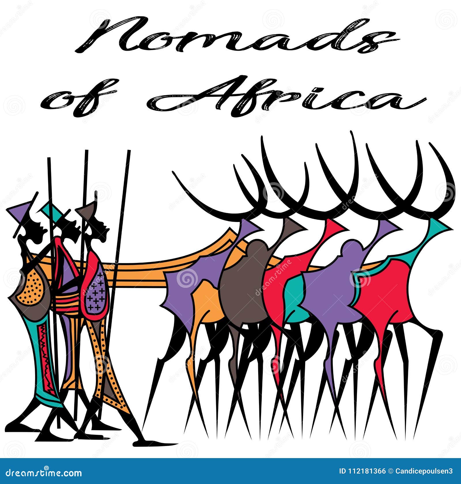 nomadic people clipart drawings