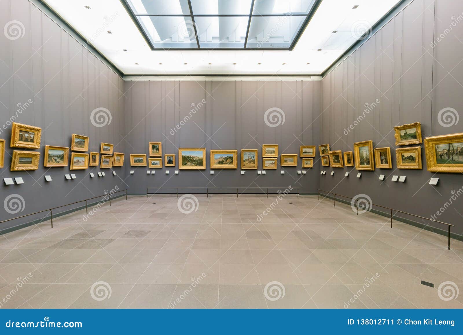 Drawing And Painting Exhibition Of The Famous Louvre Museum At