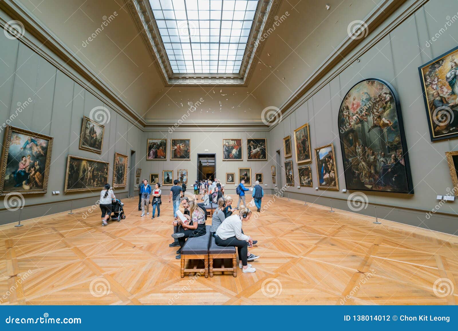 Drawing And Painting Exhibition Of The Famous Louvre Museum At