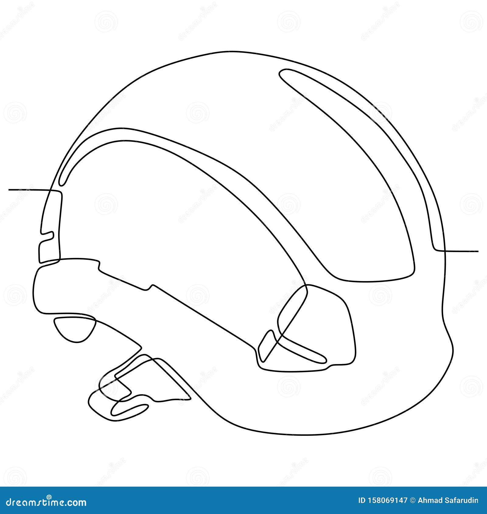 Industrial Safety Helmet Linear Icon. Thin Line Illustration. Hard Hat.  Contour Symbol. Vector Isolated Outline Drawing Royalty Free SVG, Cliparts,  Vectors, and Stock Illustration. Image 93641550.
