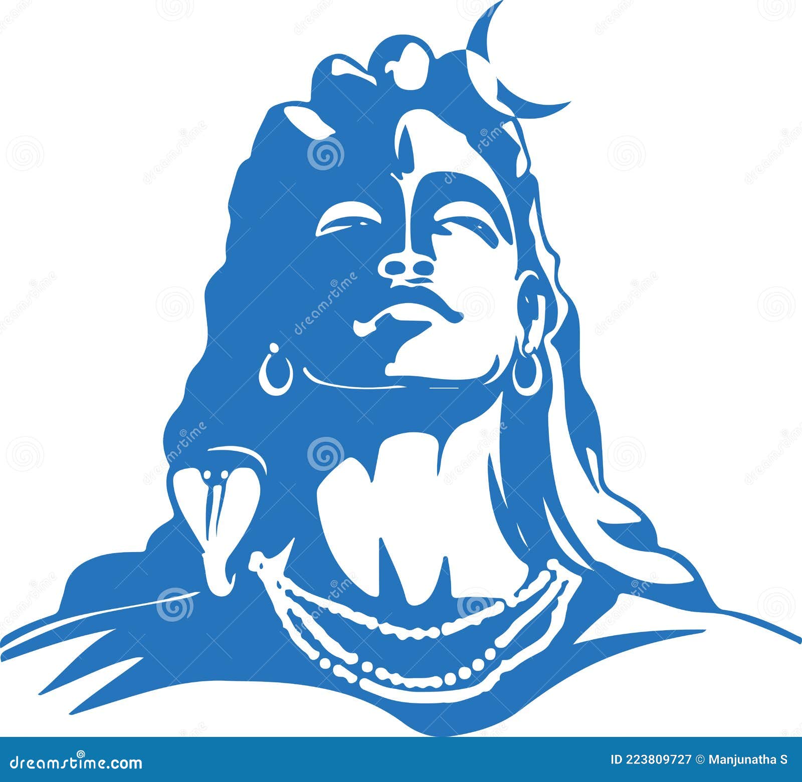 Very easy line artistica drawing of lord shiva | How to draw lord shiva  easy | Mahashivratri drawing - YouTube