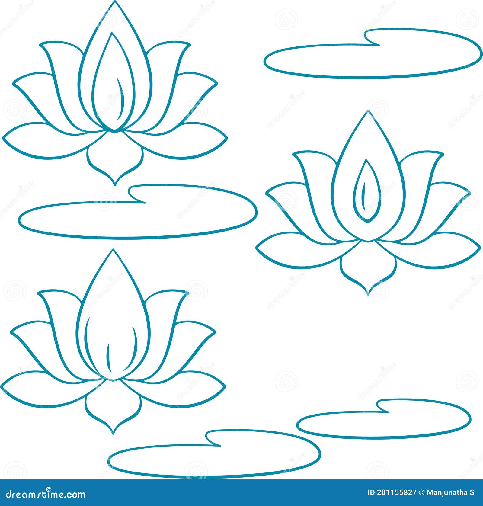 Line art lotus flower symmetrical drawing by Soppeldunk on DeviantArt-saigonsouth.com.vn