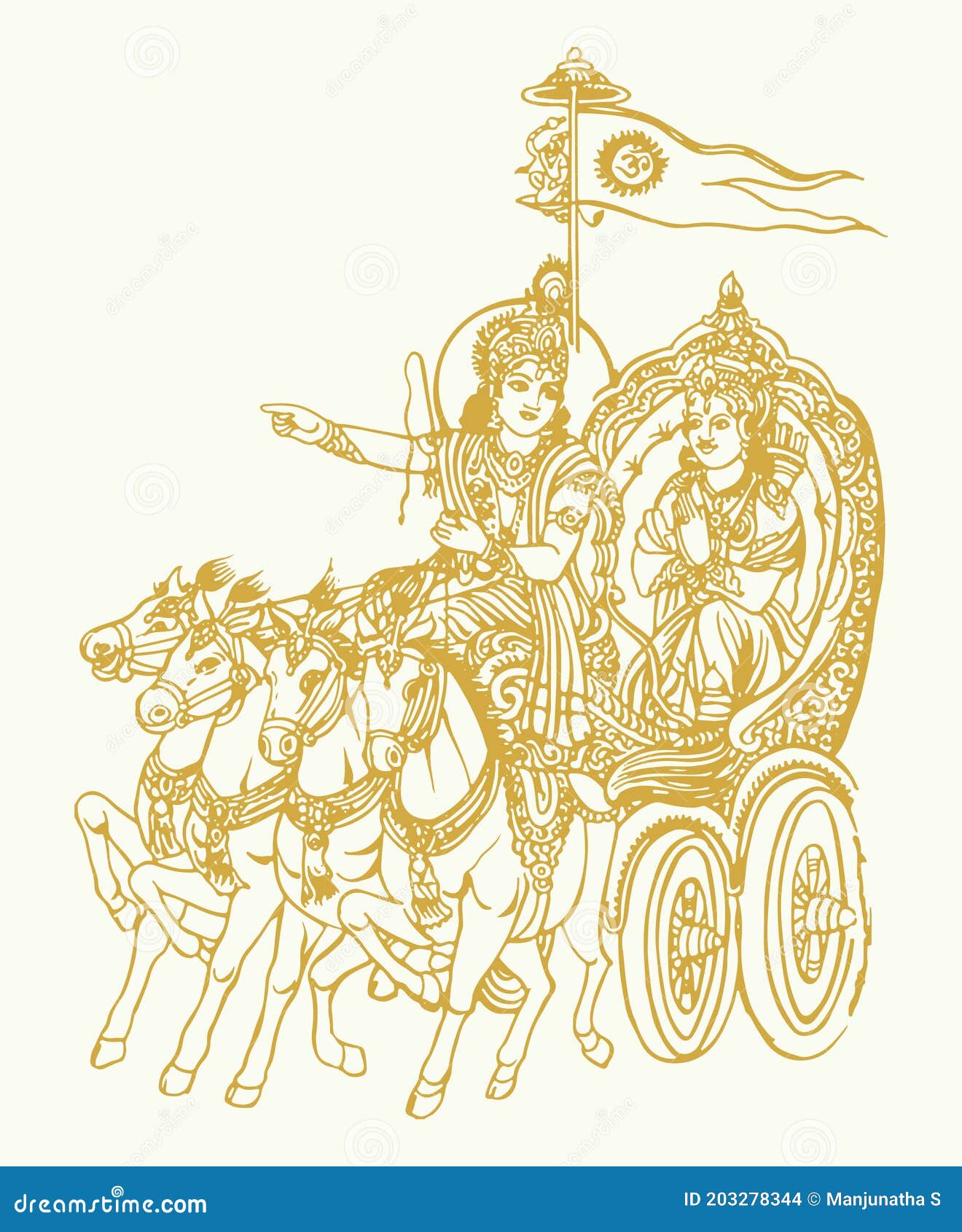 Drawing Worksheet For Preschool Kids With Easy Gaming Level Of Difficulty  Simple Educational Game For Kids To Finish The Picture By Sample And Draw  The Red And Gold Chariot Royalty Free SVG