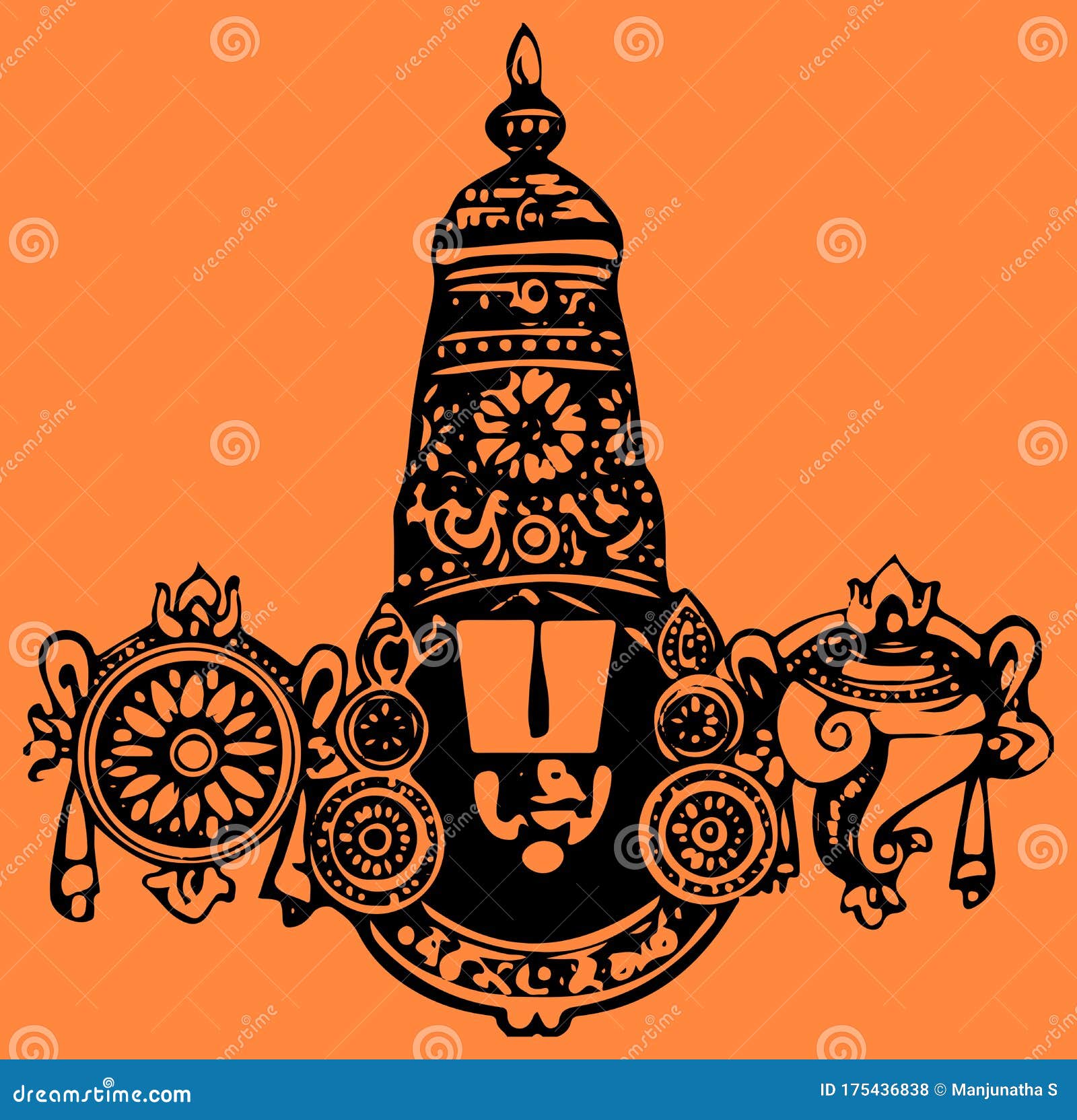 Sketch of Tirumala Tirupati God Lord Venkateshwara or Srinivasa Outline  Editable Vector Illustration Stock Vector  Illustration of religion balaji  183615699