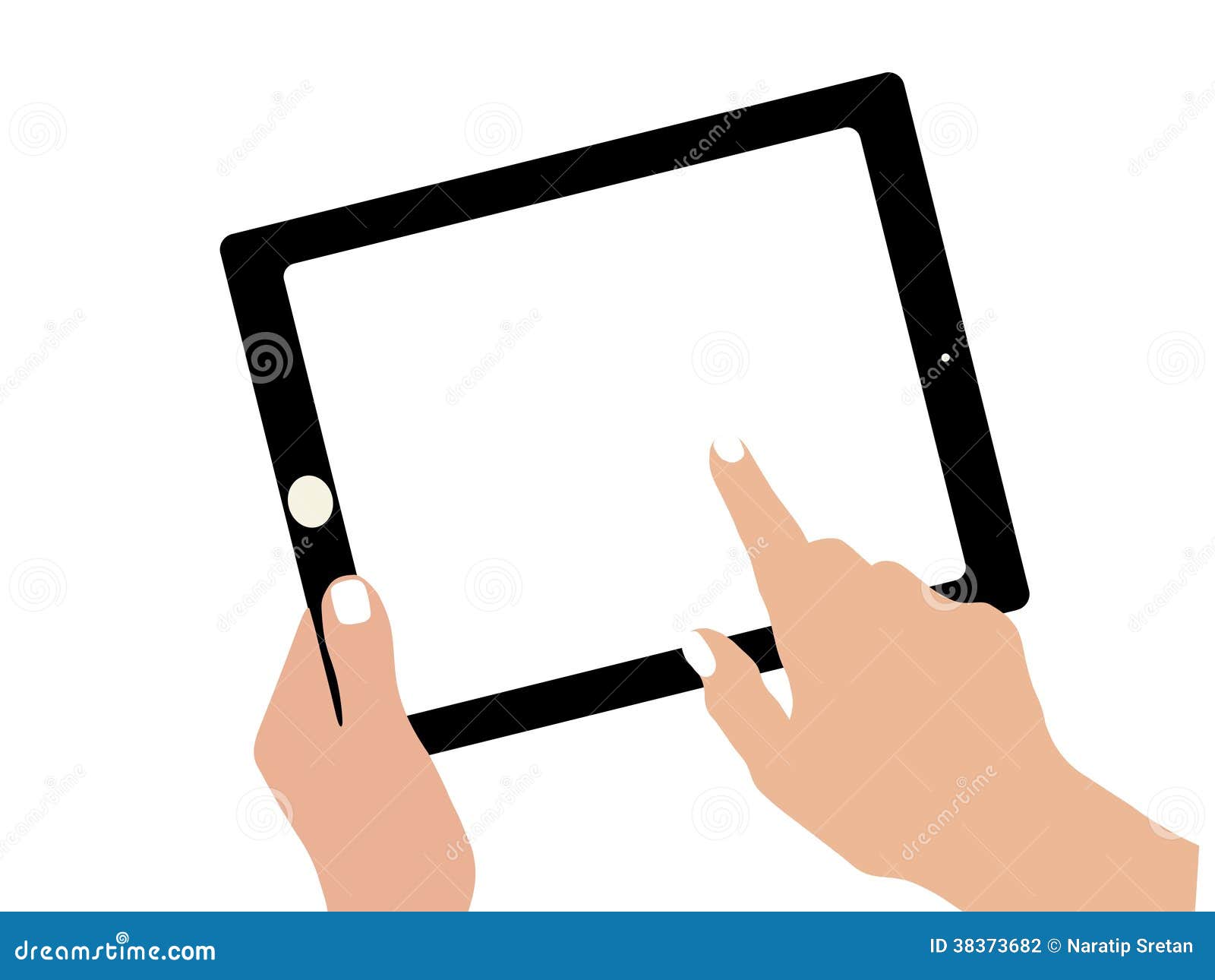 Drawing tablet stock illustration. Illustration of camera 38373682