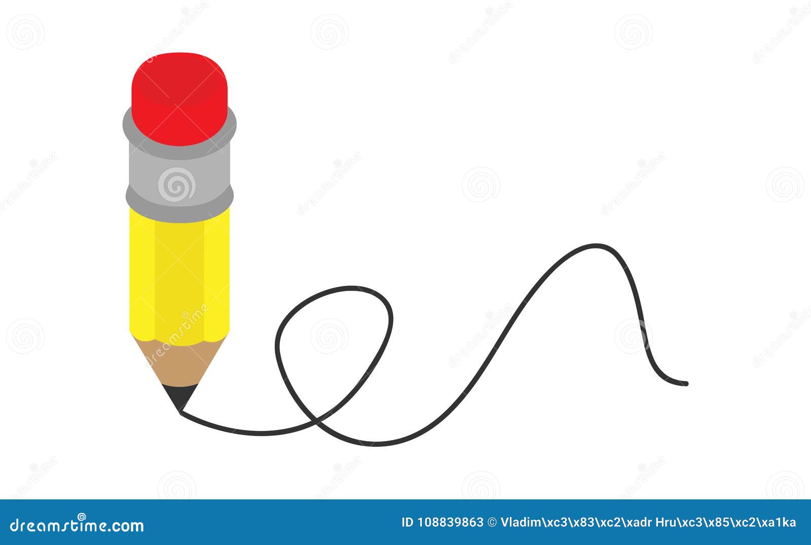 Download Drawing Tool Pencil With Line Icon School Pastel Stock Vector Illustration of document