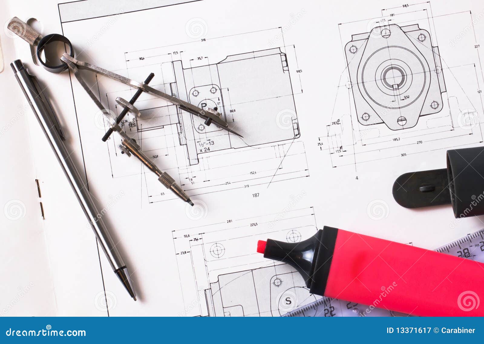 Drawing Tools Royalty Free Stock Photography - Image: 13371617