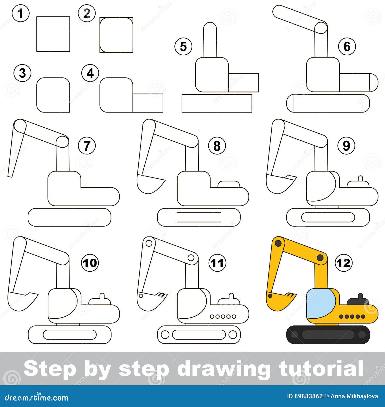 Featured image of post Bulldozer Drawing Easy For Kids Tim van de vall created