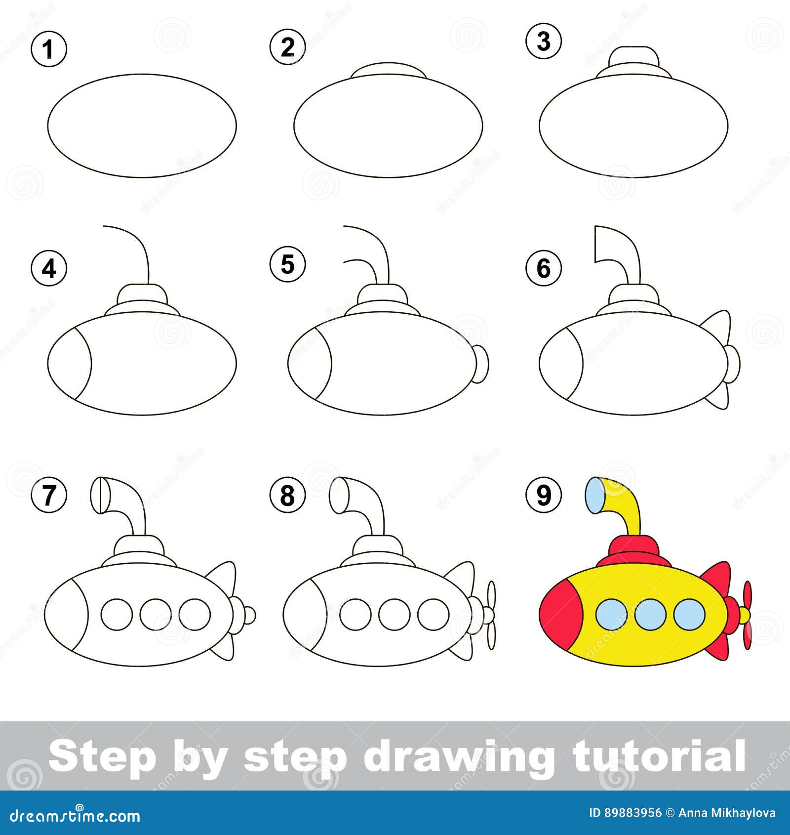 submarine drawing