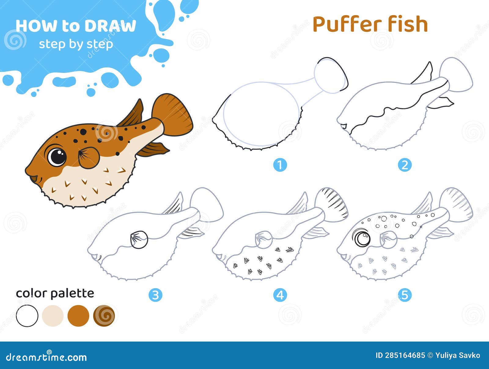 How to Draw a Fish, Easy Fish Drawing Tutorial