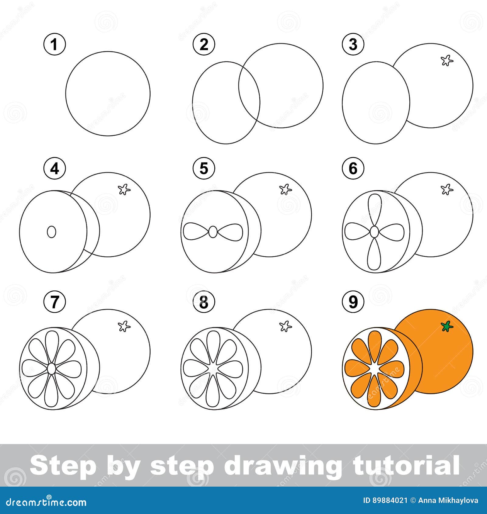Drawing a red orange by sedraloza on DeviantArt