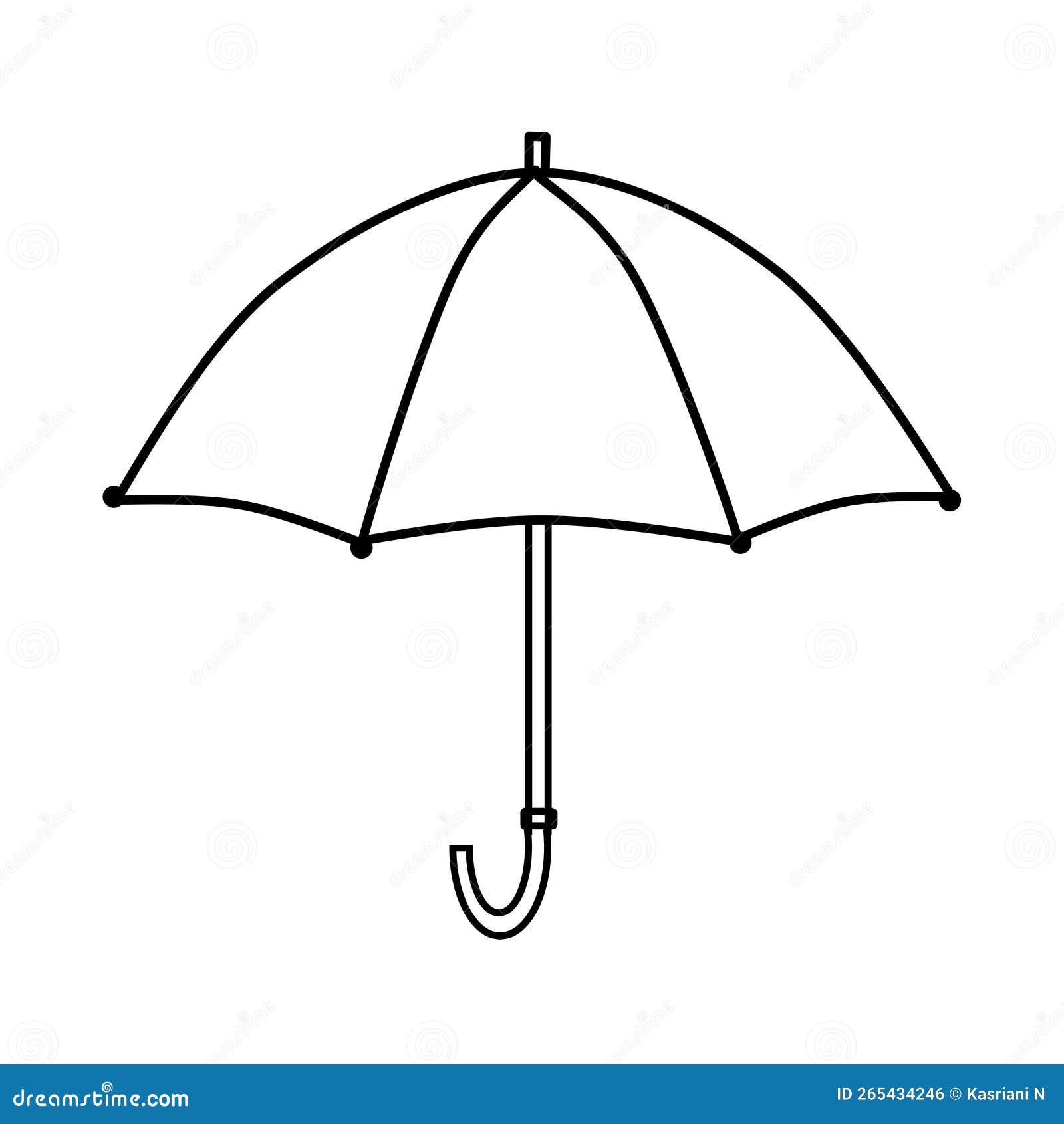 Umbrella Coloring Pages - Best Coloring Pages For Kids  Umbrella coloring  page, Umbrella template, Easy coloring pages