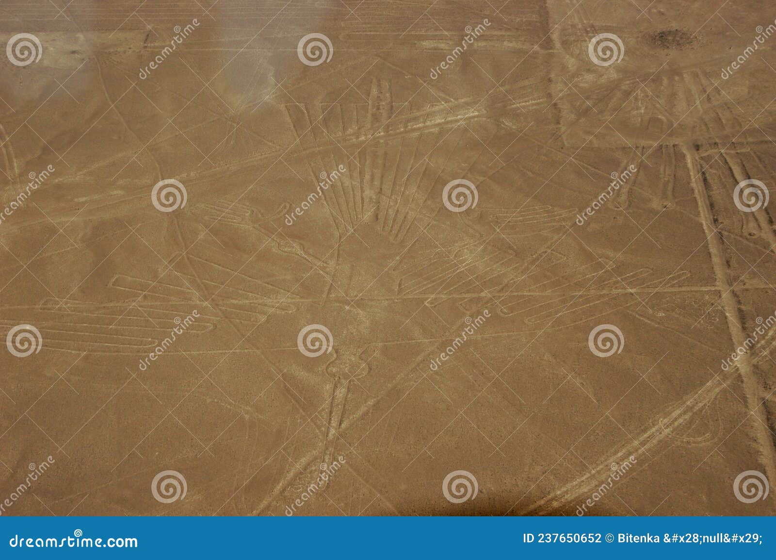 drawings, nazca lines ( lineas de nazca ) in the desert of nazca - peru. landmark - high quality photo