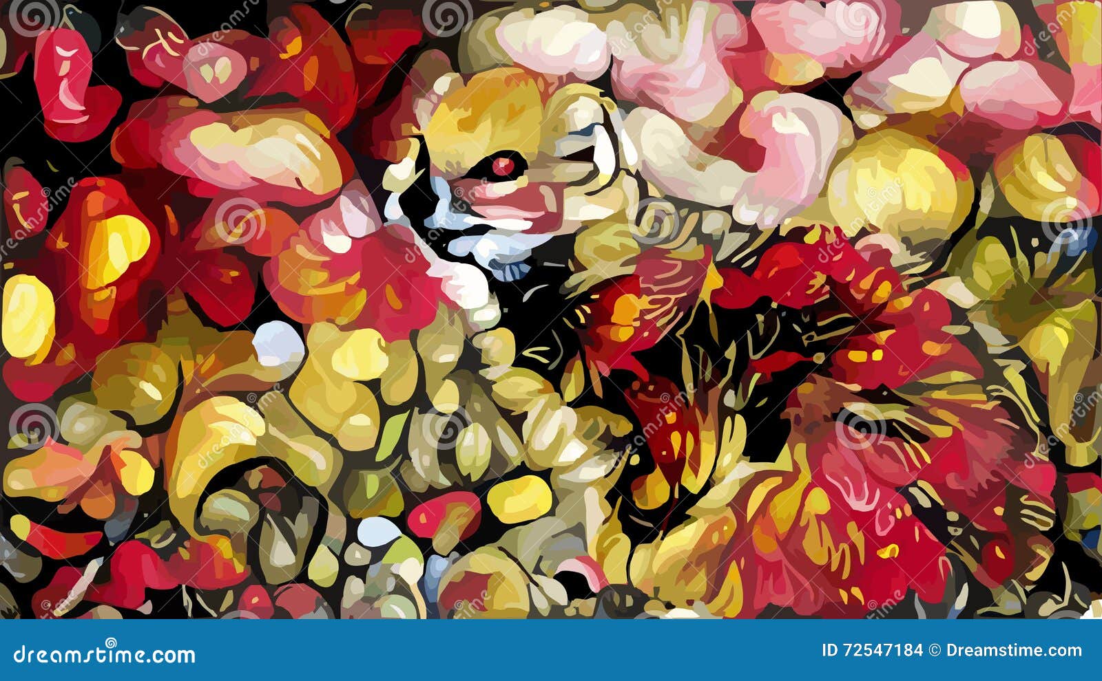 Drawn animals stock illustration. Illustration of face - 72547184