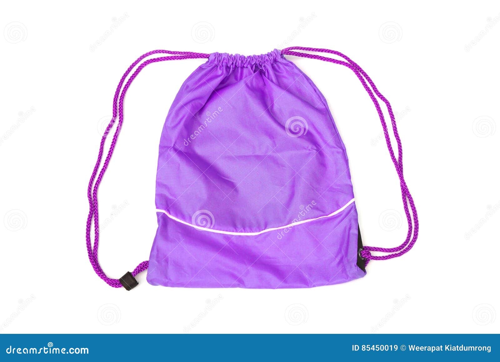 Drawstring bags stock image. Image of path, runner, backpack 85450019