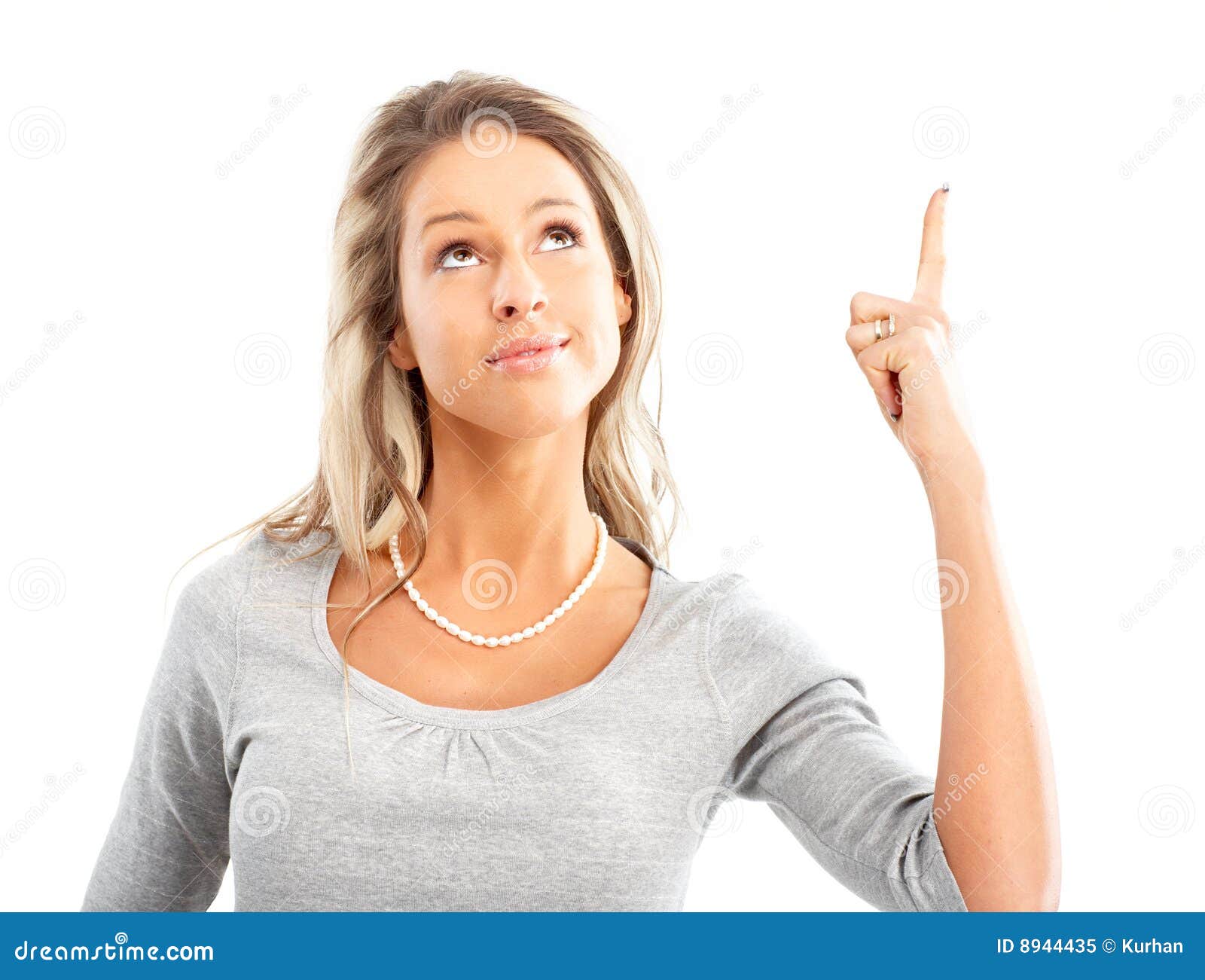 Dream stock image. Image of laugh, makeup, attantion, pointing - 8944435