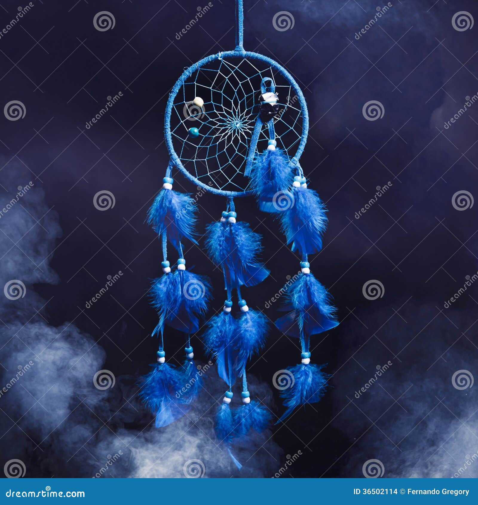 Dream Catcher on a Black Background Stock Photo Image of magic