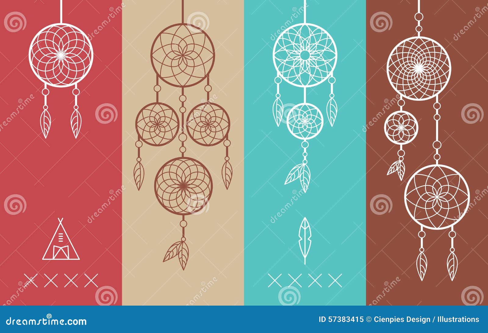 Dream catcher icon design template Royalty Free Vector Image