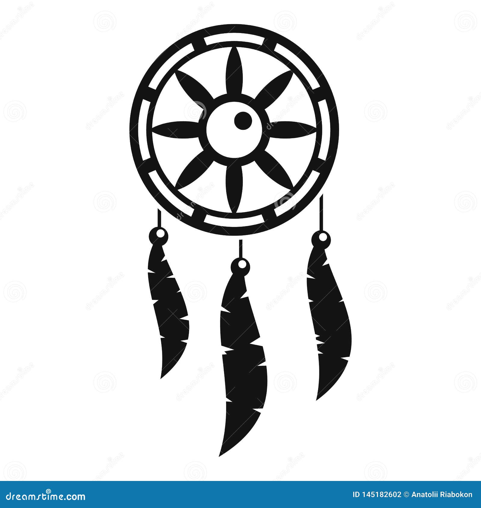 Dream catcher vector icon Stock Vector by ©yana_viniukova 98939648