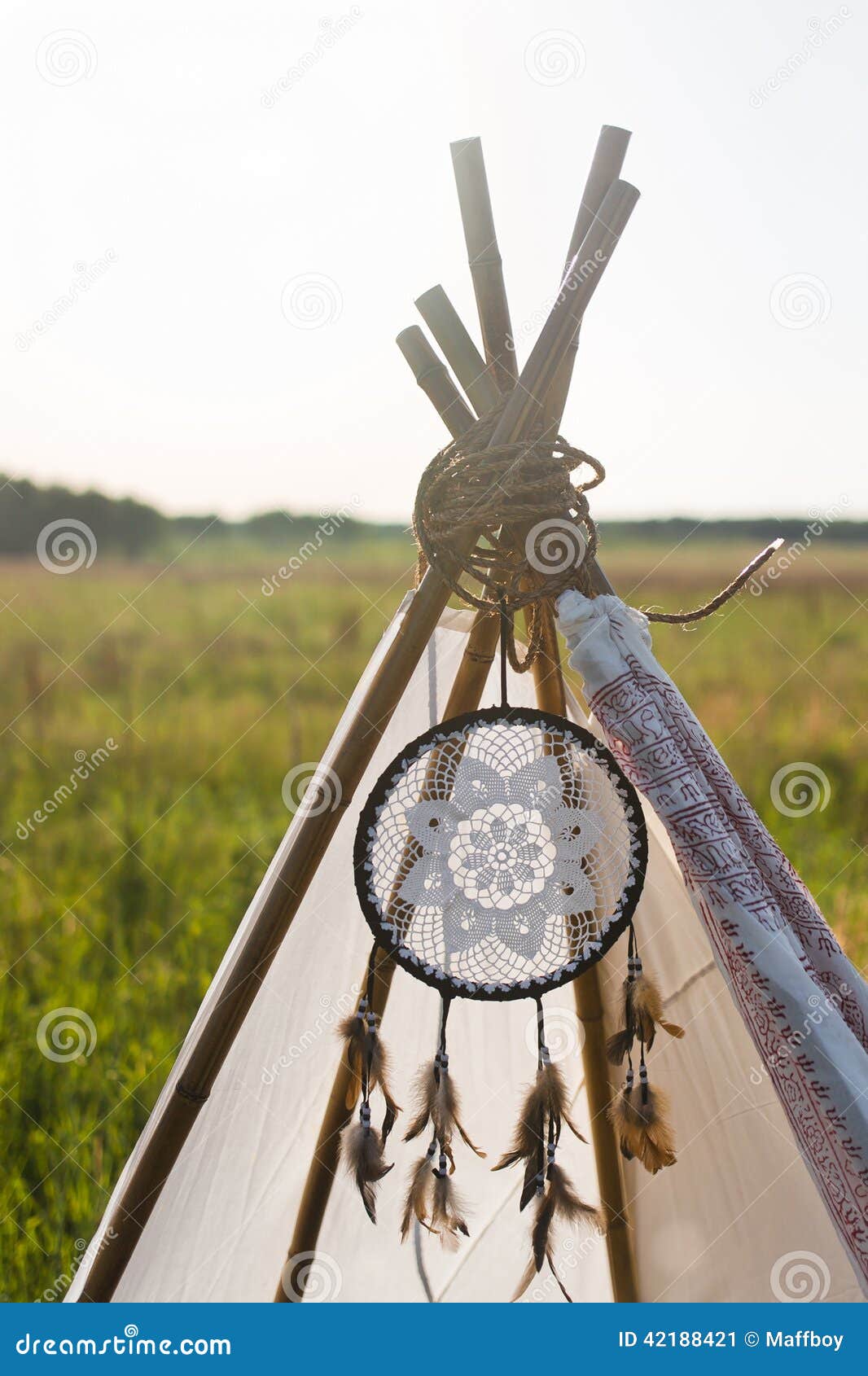 Dream Catcher stock image. Image of circle, american 42188421