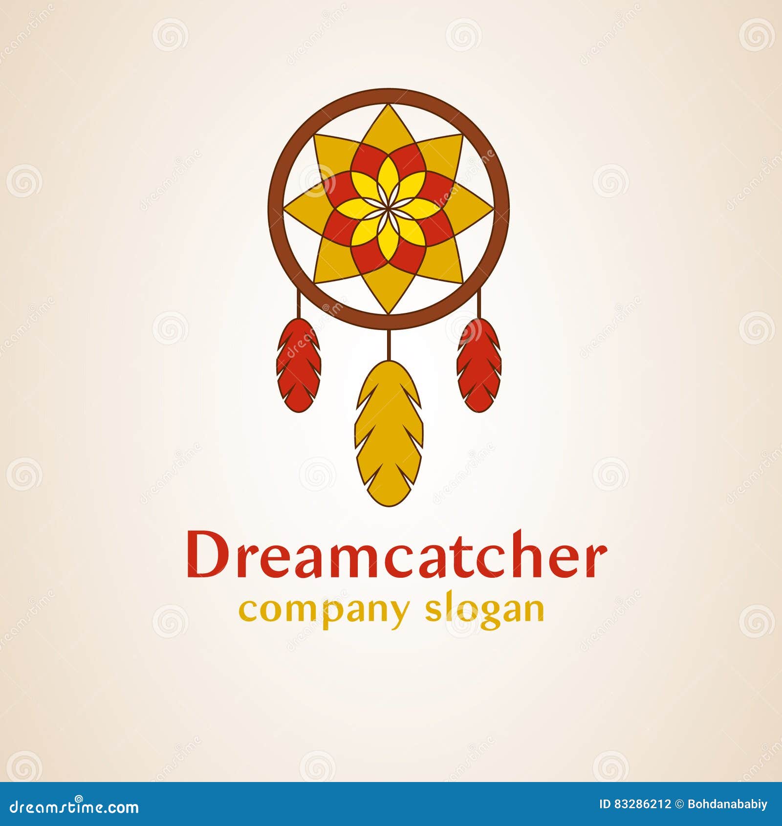Dream catcher logo stock vector. Illustration of magic 83286212