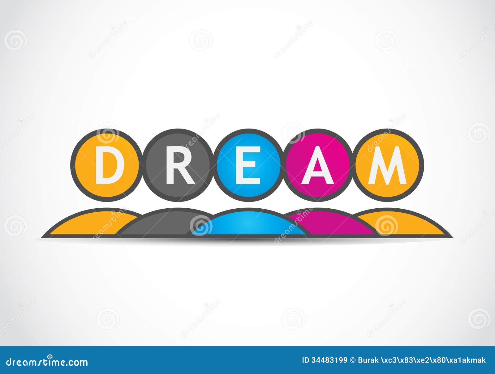 Download Dream team stock vector. Illustration of wish, team ...