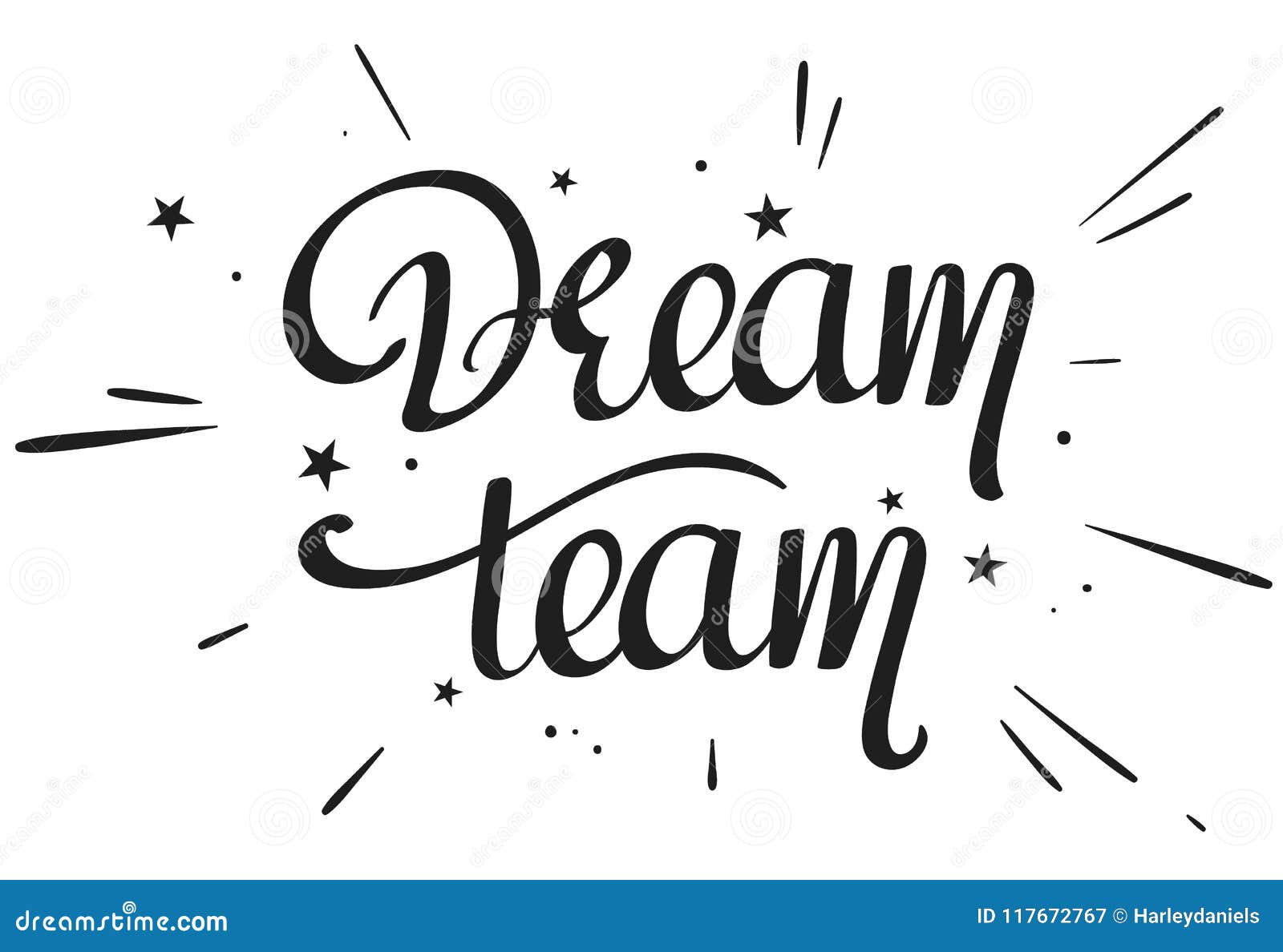 Dream Team Neon Text Vector Dream Team Neon Sign Design Template Modern Trend Design Night