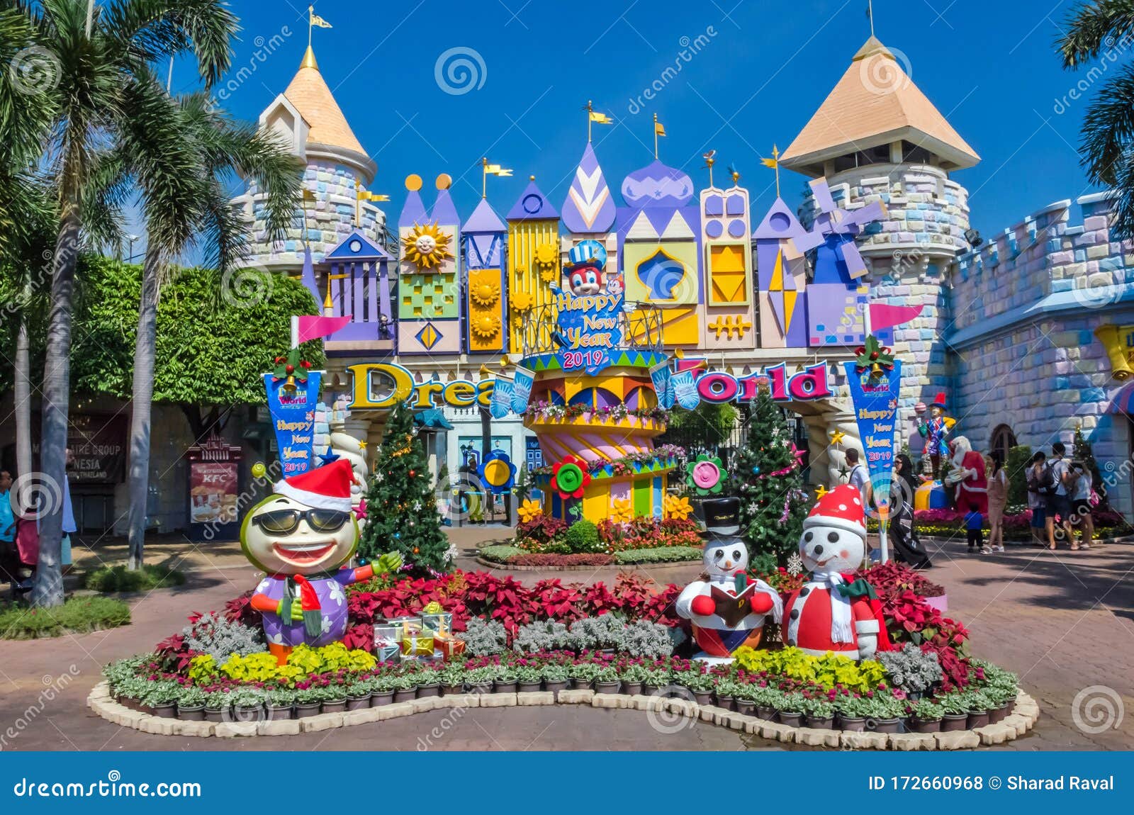 Dream World Amusement Park Near Bangkok, Thailand Editorial Stock