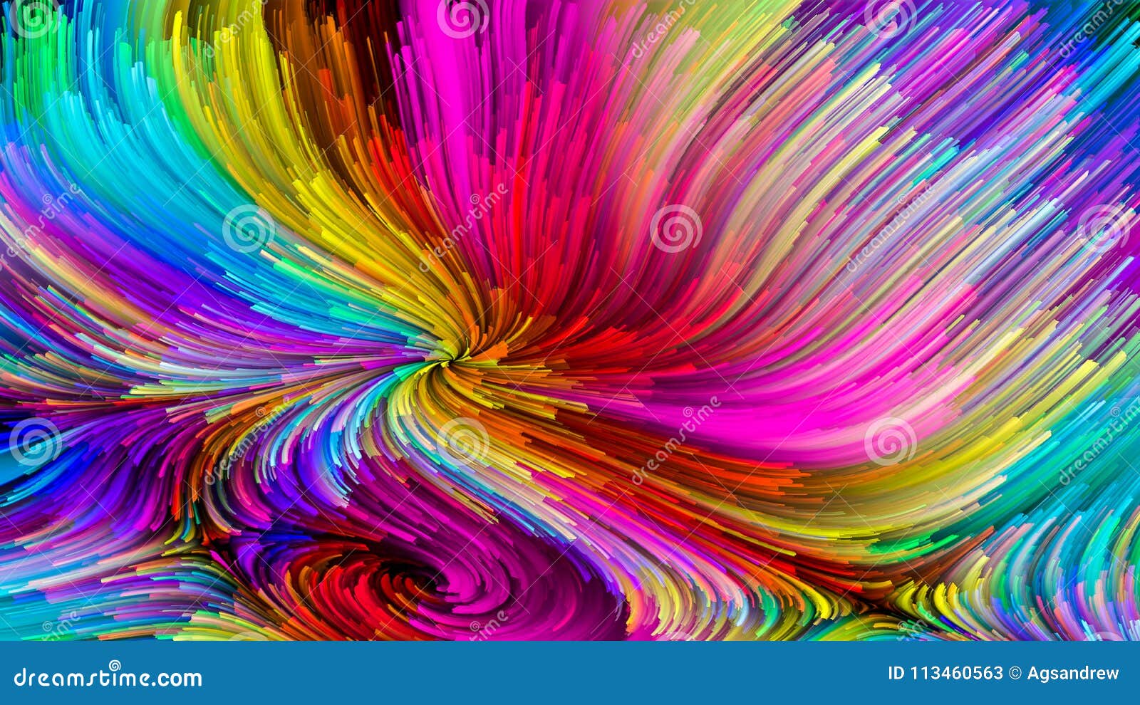 Dreaming of Colorful Paint stock illustration. Illustration of movement