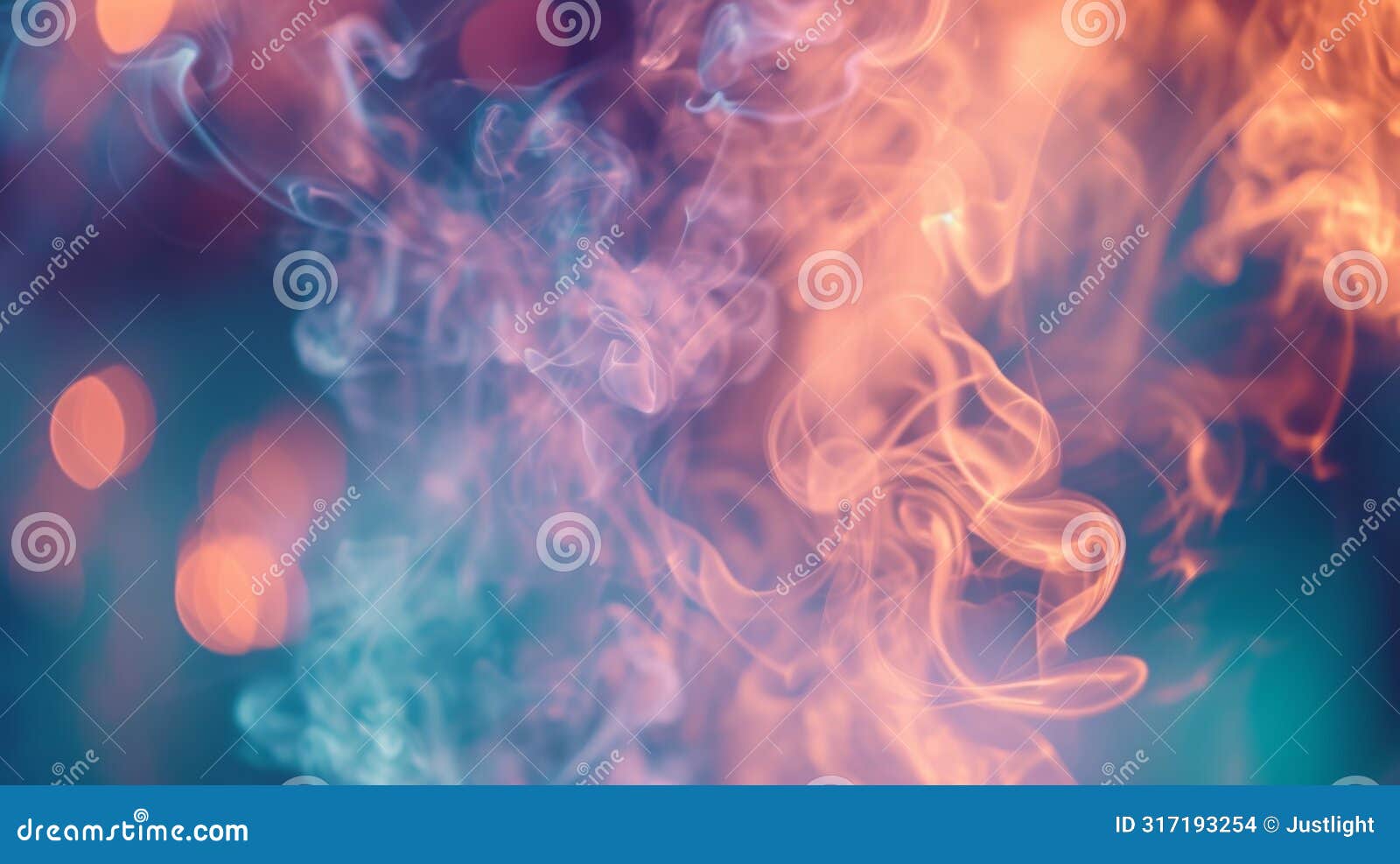 a dreamlike haze of smoke weaves through the air forming graceful and intricate swirls that seem to dance to an