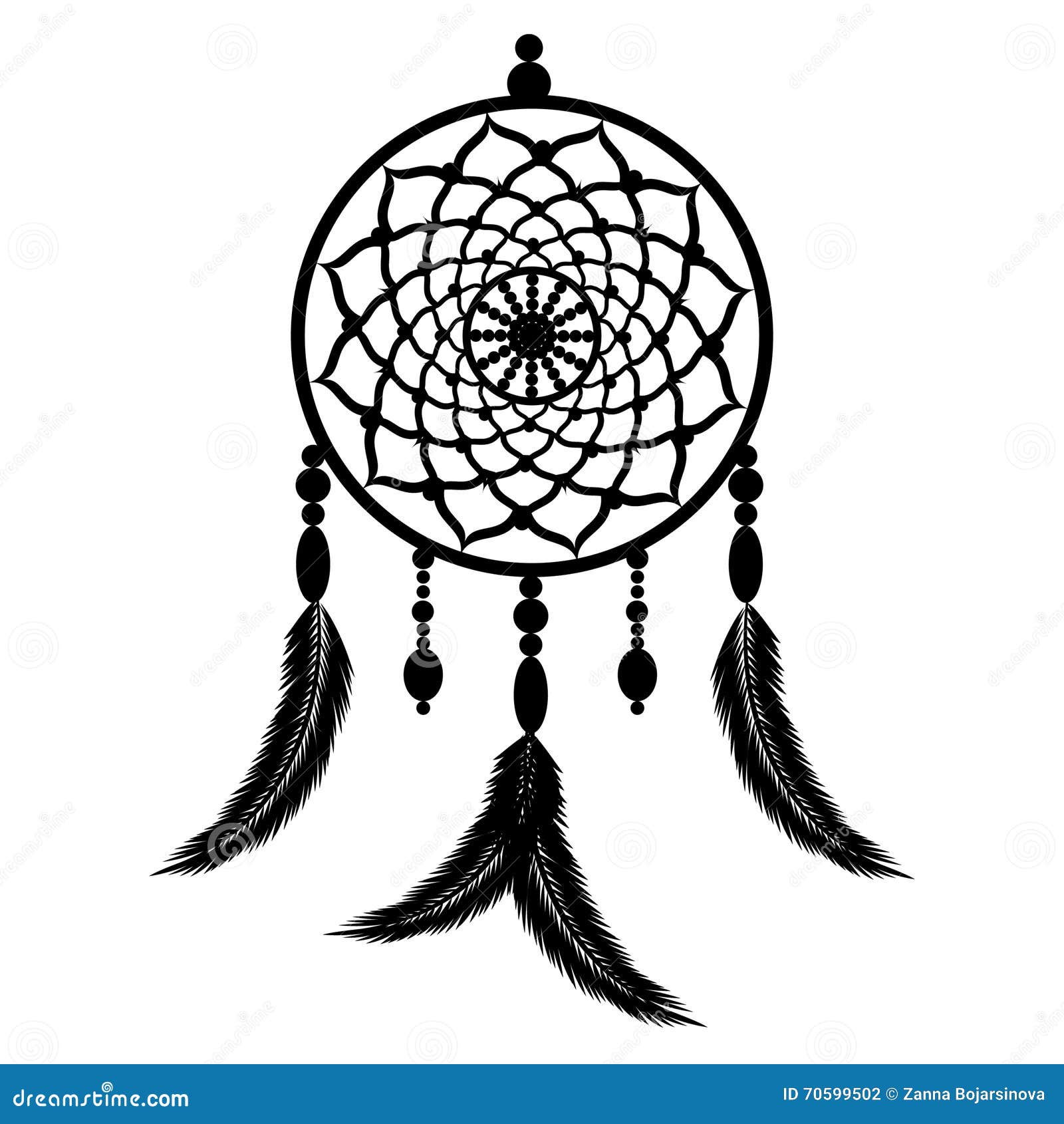 Download Dreams Catcher stock vector. Illustration of dreamcatcher ...
