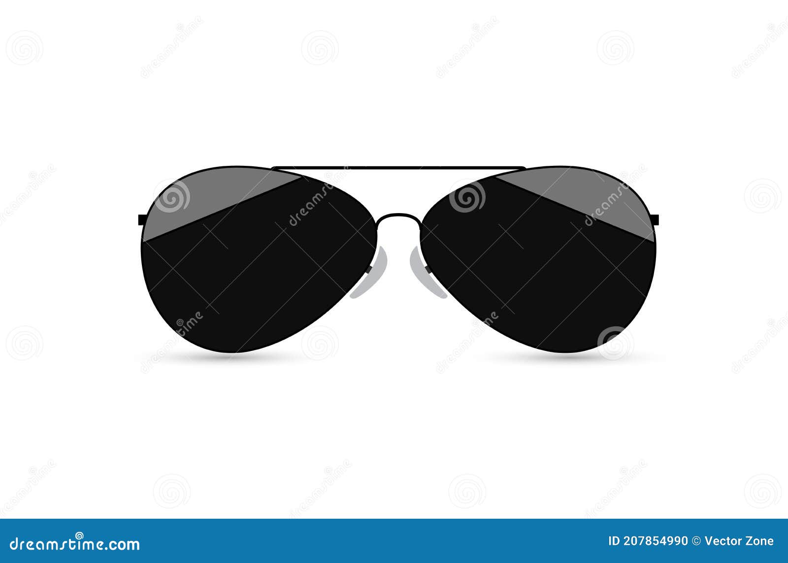 Mid Rectangle Sunglasses Vector Template Sunglasses Stock Vector (Royalty  Free) 2356105125 | Shutterstock
