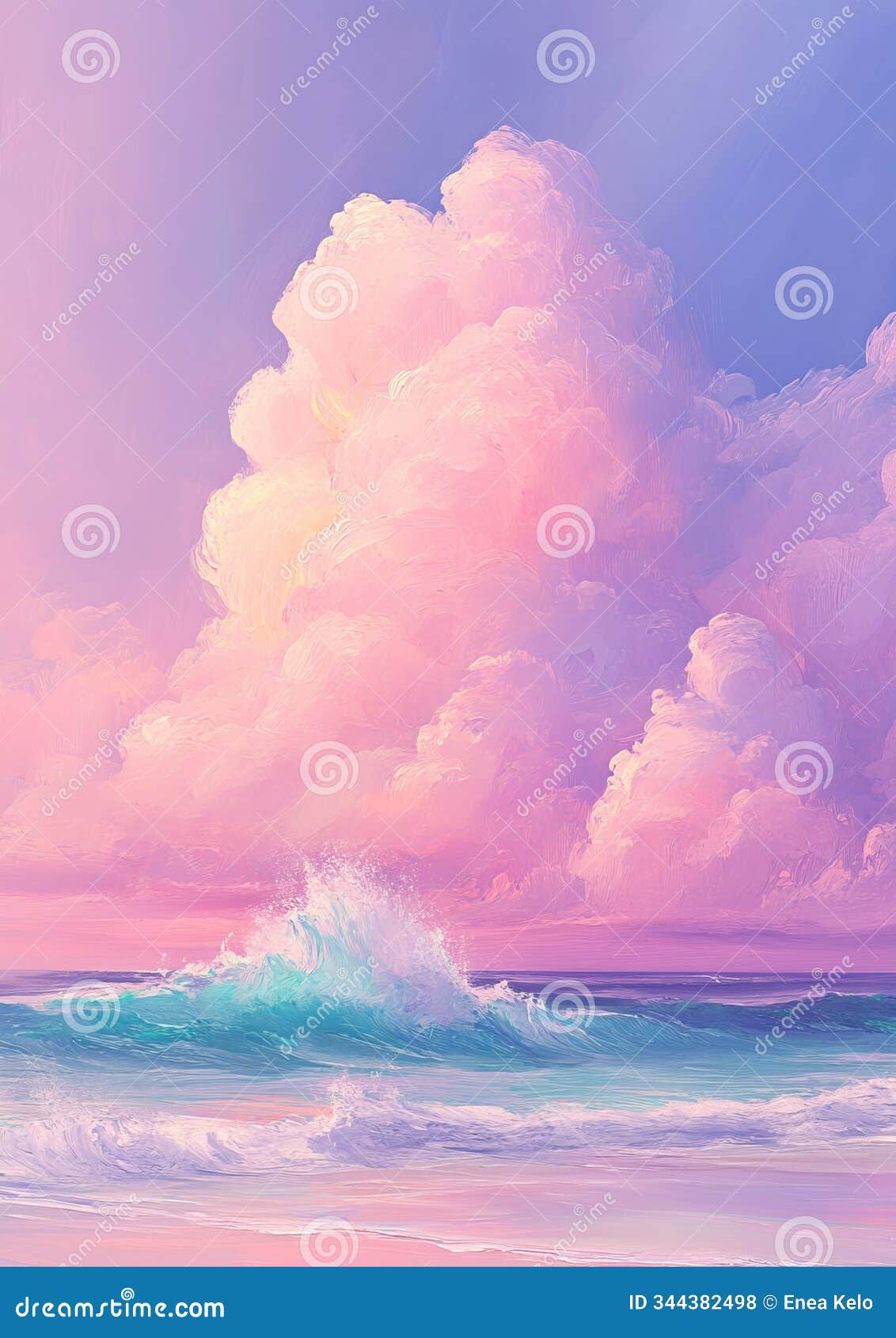 duskâs gentle embrace â dreamy beachscape