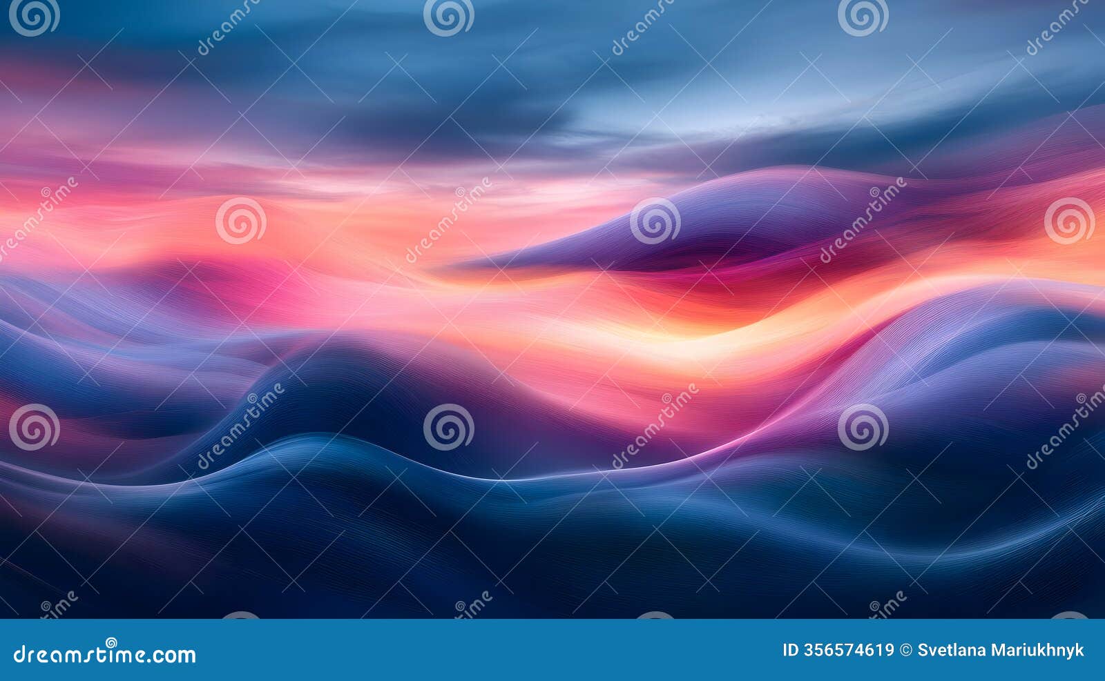 dreamy cosmic sky featuring voluminous clouds and neon lightning in vibrant shades of blue and pink. generative ai