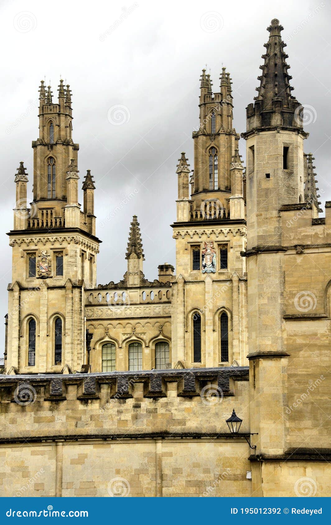 dreamy spires of all souls college and codrington library