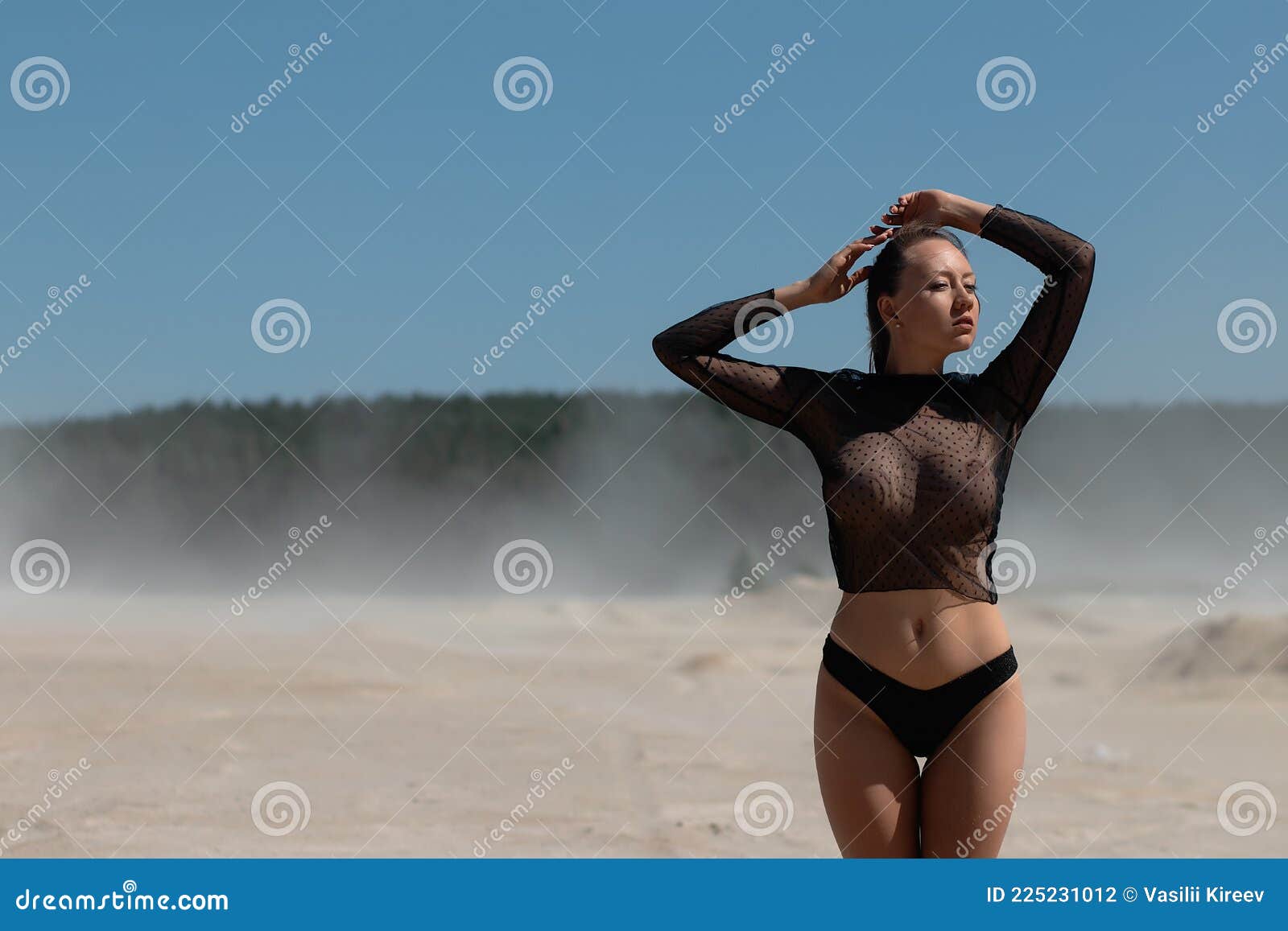 women at the beach