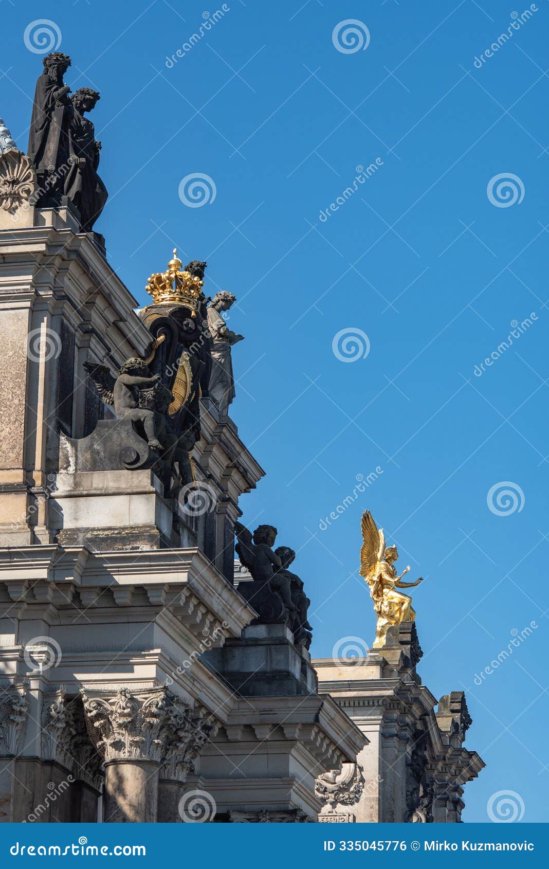 dresden academy of fine arts university of visual arts located on bruhl's terrace in dresden, saxony, germany