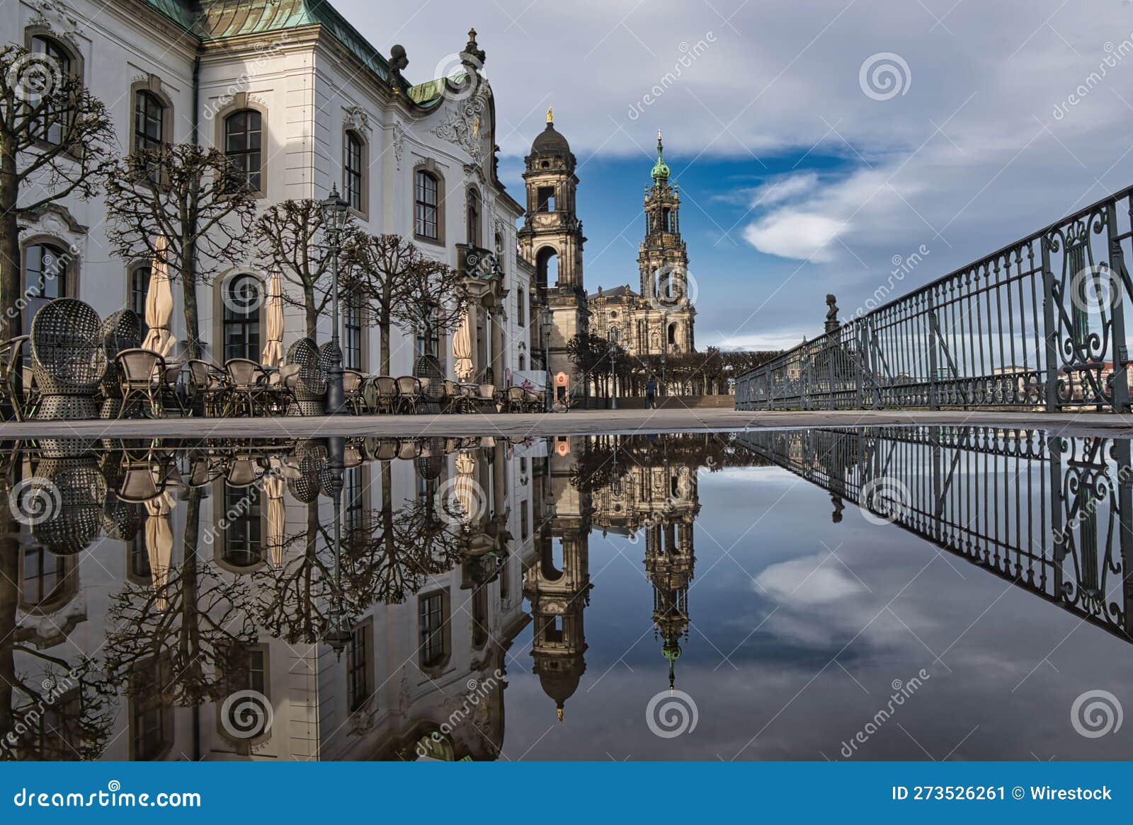 Dresden Cathedral, Court Church Stock Image Image of landmark, famous