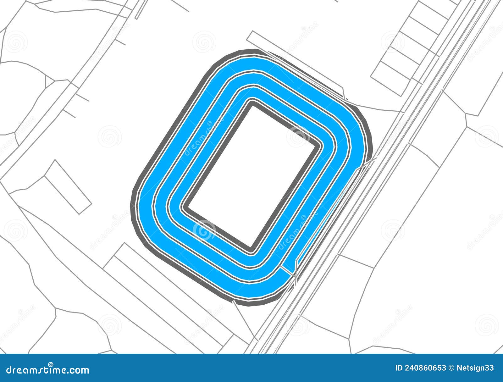 dresden, football stadium, outline  map