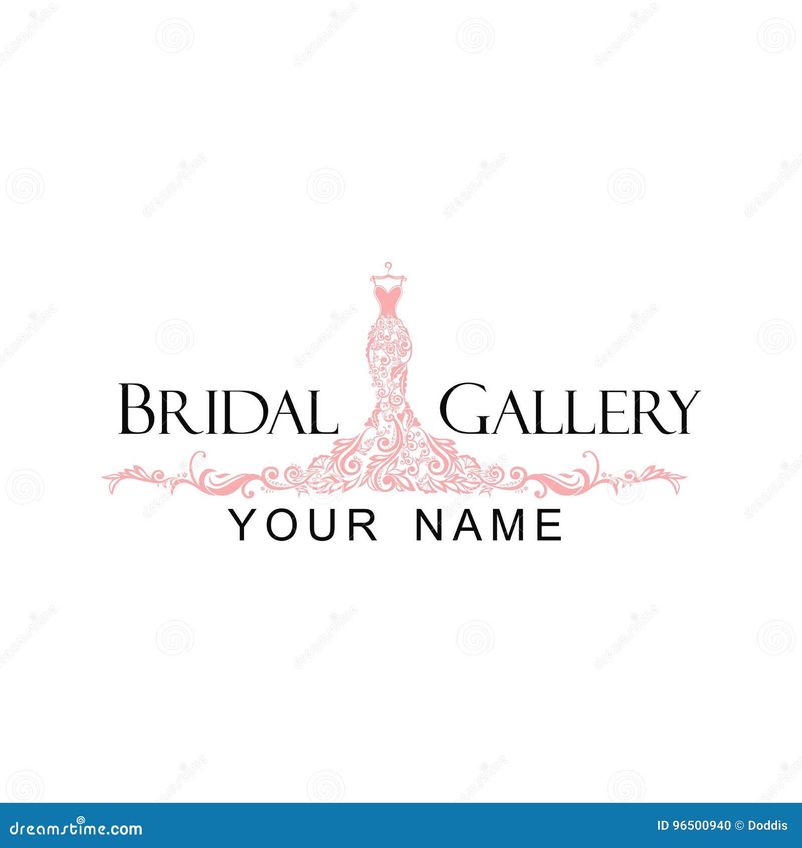 dress boutique bridal logo   