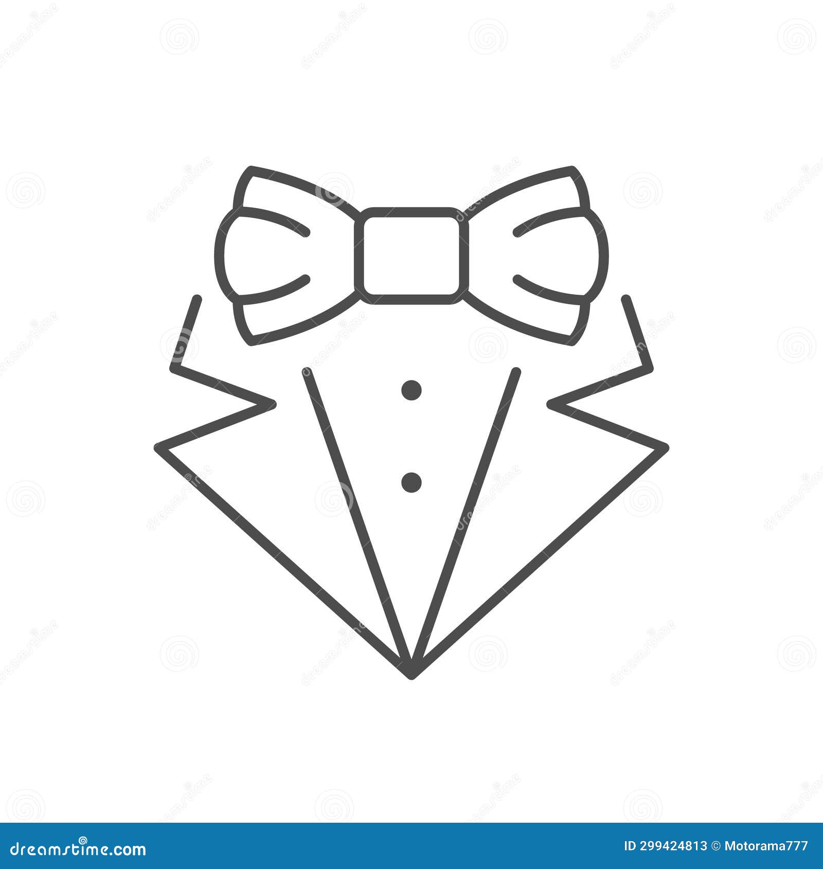 Dress Code Line Outline Icon Stock Illustration - Illustration of ...