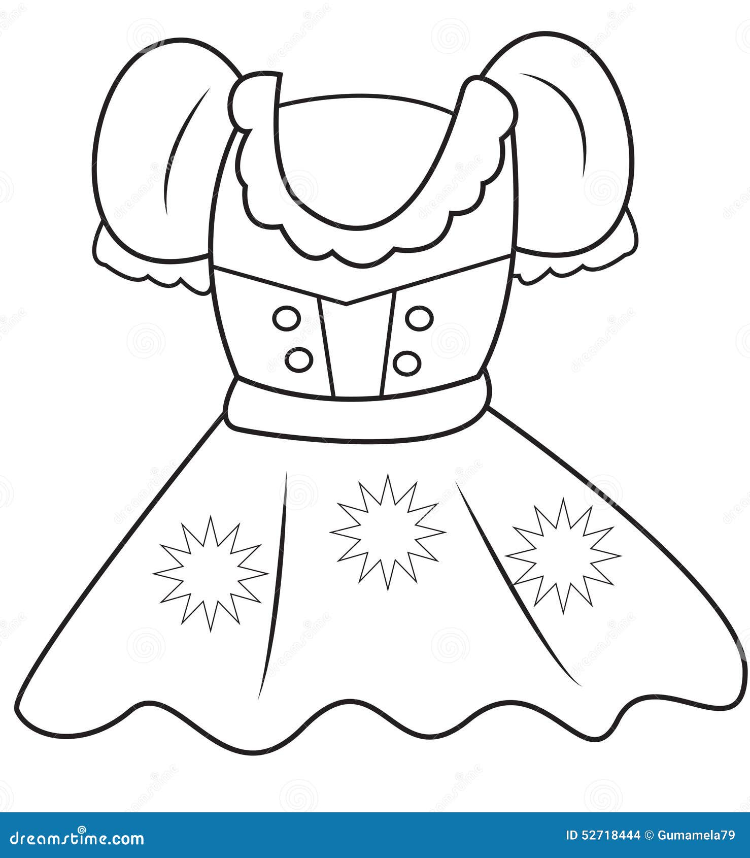Premium Vector | Coloring page modern and classic dresses