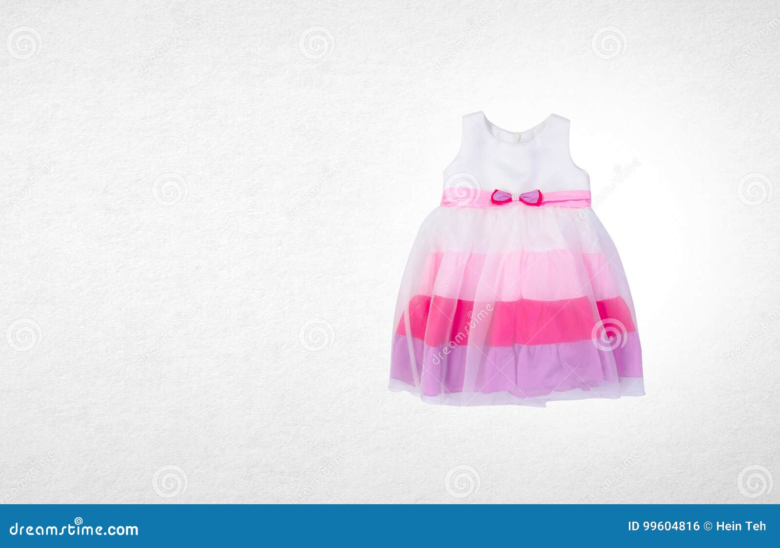 Dress or Dress for Kids in Red Color on a Background. Stock Photo ...