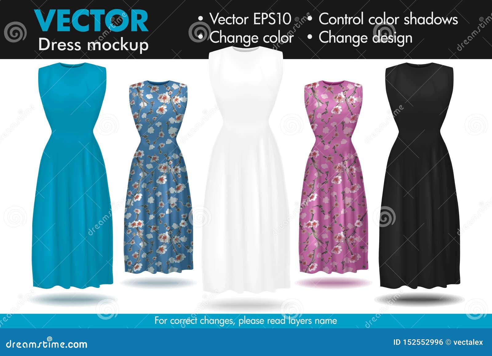 Download Dress Mockup Template Elegante Tailor Long Skirt Fashion Mannequin Model Stock Vector Illustration Of Cloth Long 152552996