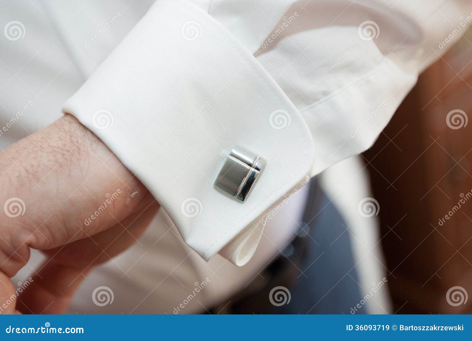 Dress Shirt Cufflinks in a Suit Stock Image Image of couple, jewelry