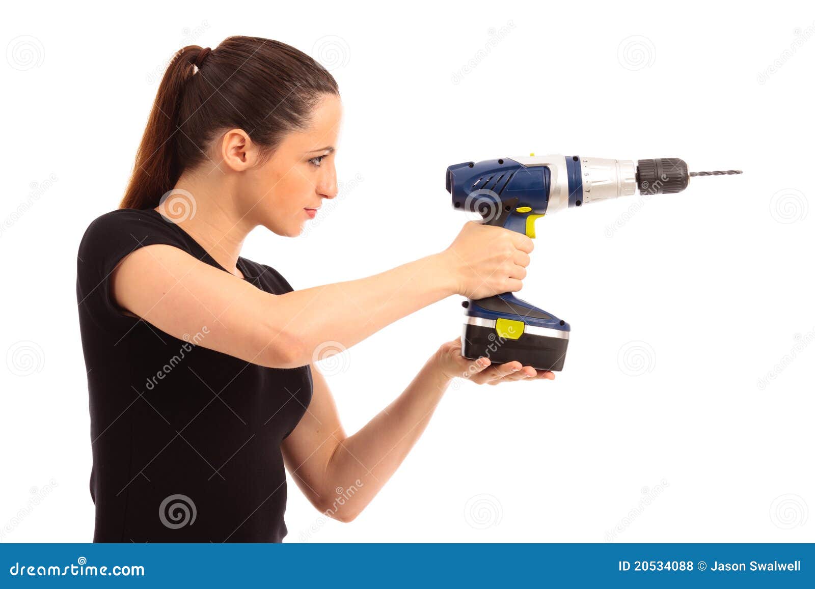 Dressed To Drill stock photo. Image of alone, modern 20534088