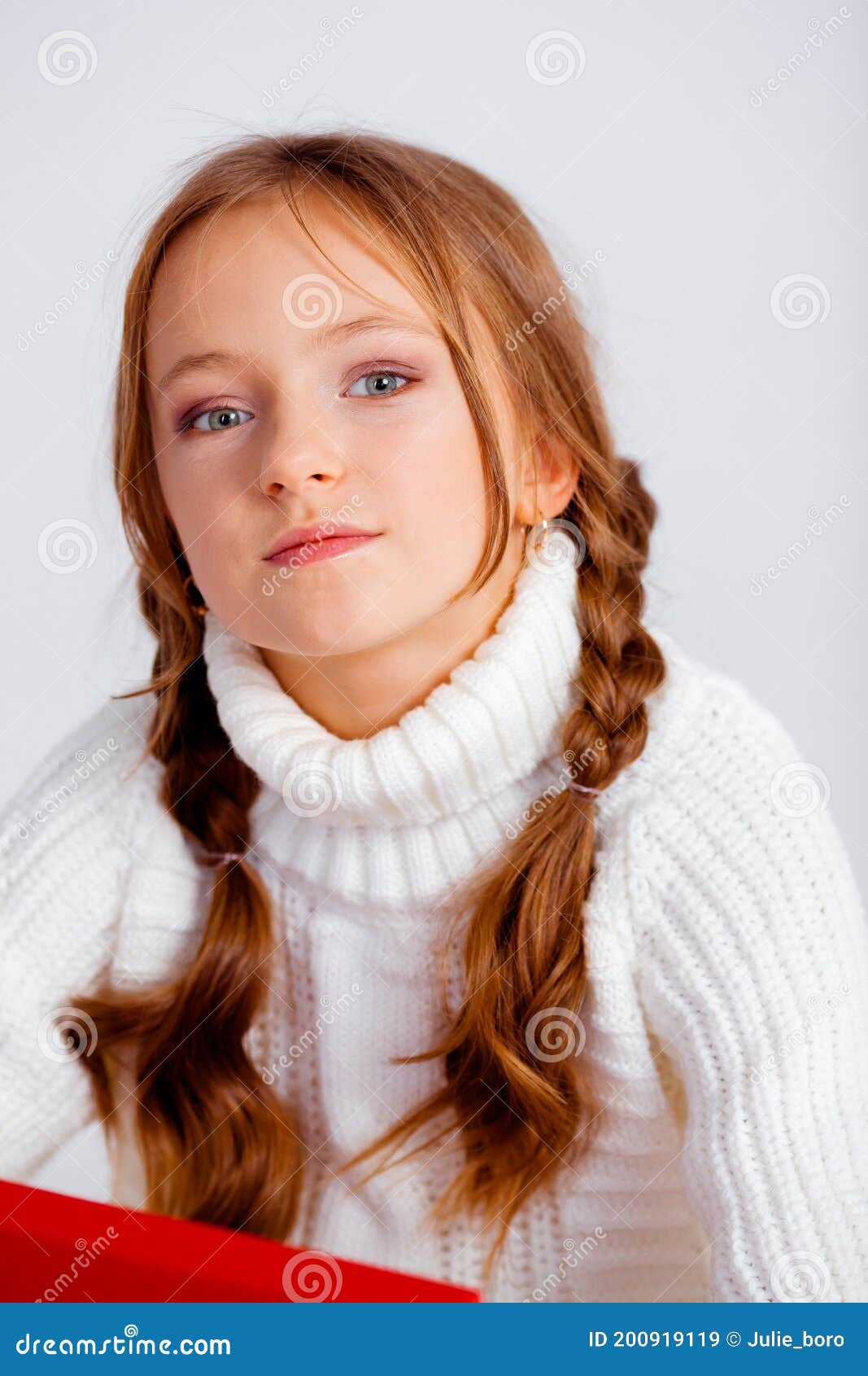 Dressed in Warm Winter Clothes Cute Girl Stock Image - Image of person ...