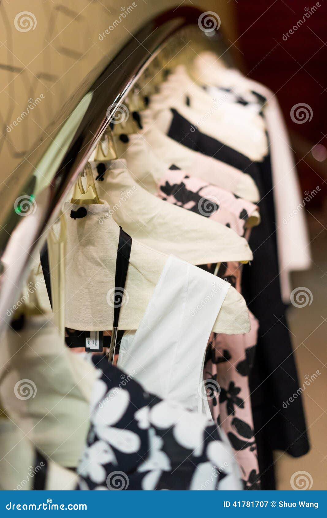 Dresses on hangers stock image. Image of fashion, apparel 41781707